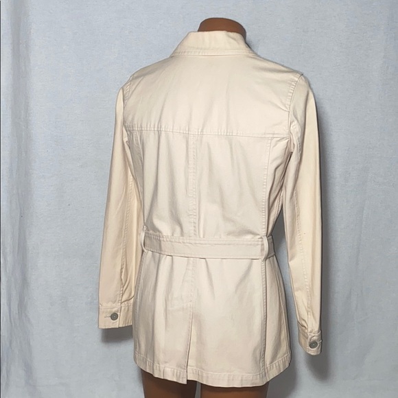 GAP jacket color Cream with 4 pockets Sz M - Picture 5 of 10